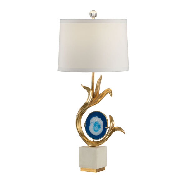 Gold Leaf One-Light Table Lamp, image 1