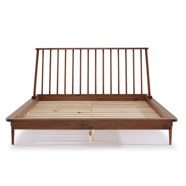 Queen Caramel Spindle Bed, image 6