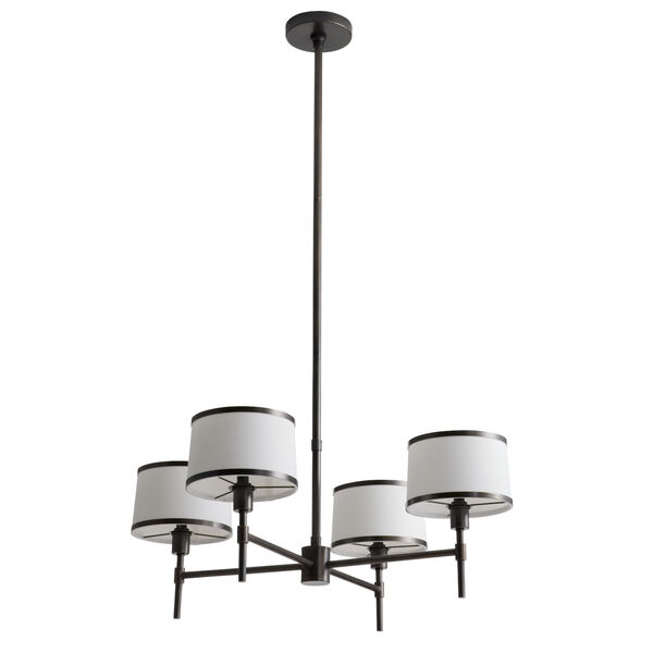 Luciano Bronze Four-Light Chandelier, image 2