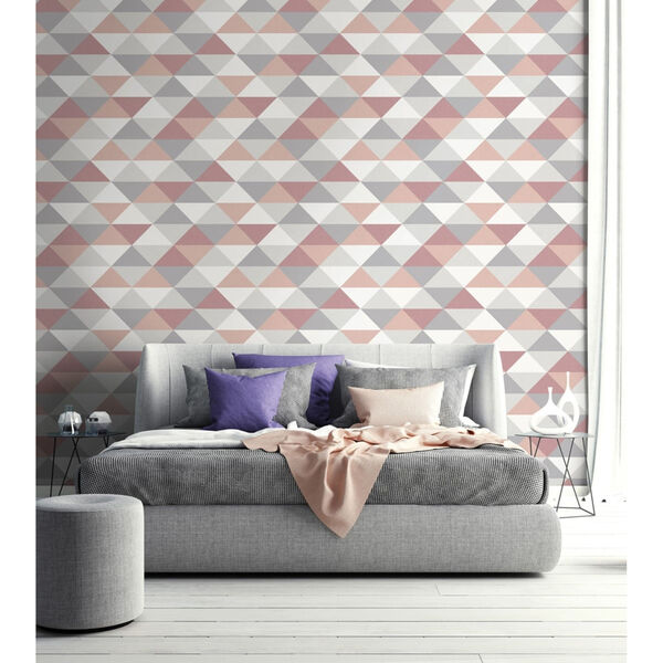 NextWall Mod Triangles Peel and Stick Wallpaper, image 3