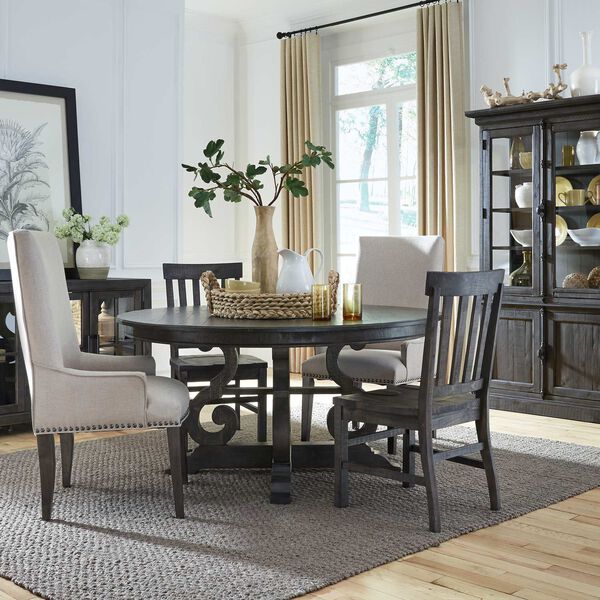 Bellamy Peppercorn Round Dining Table, image 3