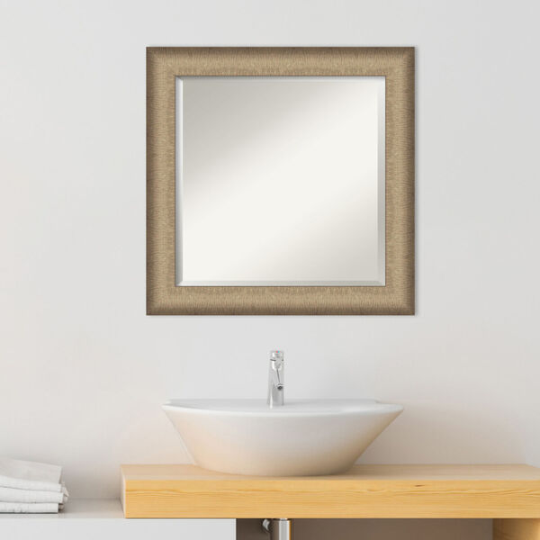 Elegant Bronze 25W X 25H-Inch Bathroom Vanity Wall Mirror, image 3