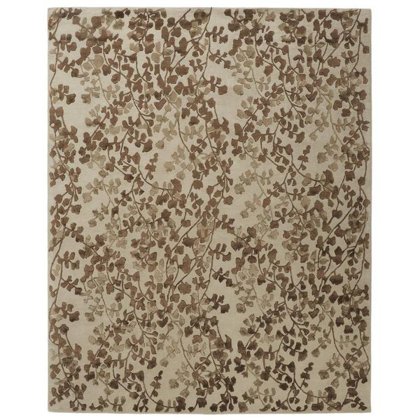Bella Ivory Taupe Brown Rectangular 5 Ft. x 8 Ft. Area Rug, image 1