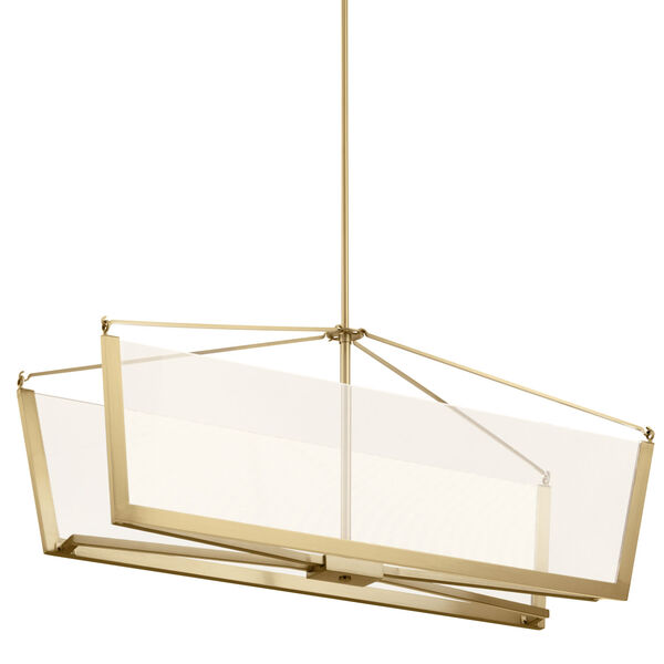 Calters Champagne Gold LED Chandelier, image 5