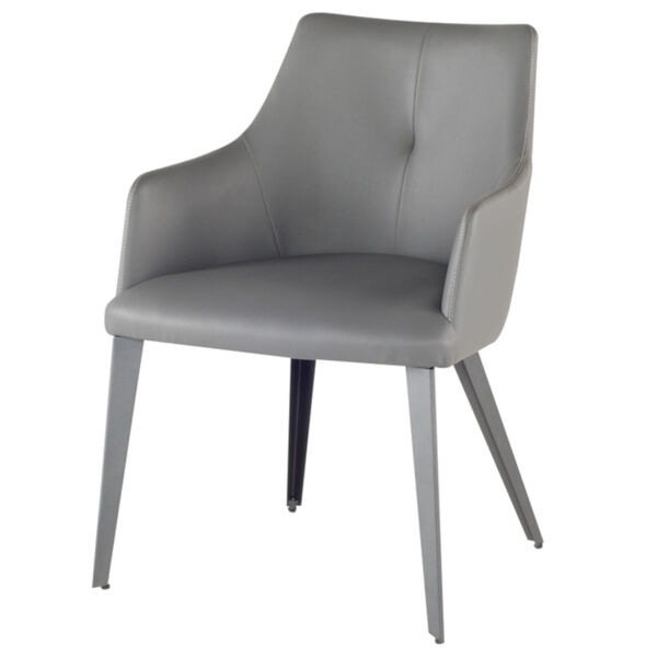 Renee Matte Gray Dining Chair, image 1