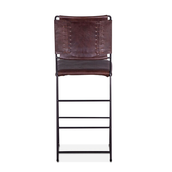Melbourne Dark Brown and Black Bar Chair, image 5