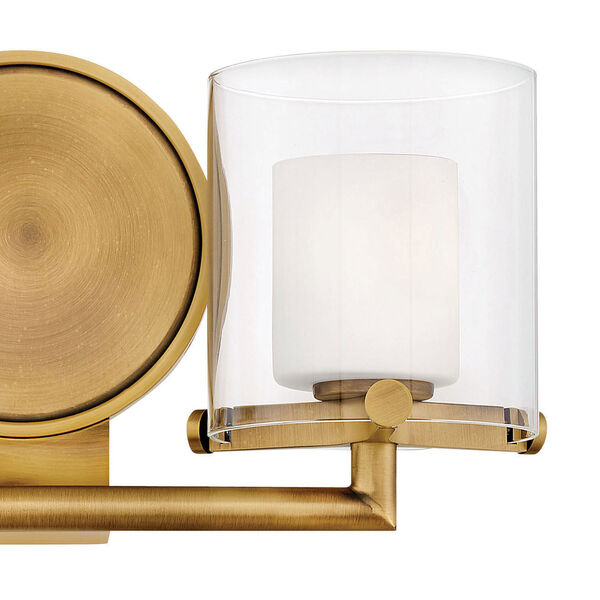 Rixon Heritage Brass Two-Light Bath Light, image 9