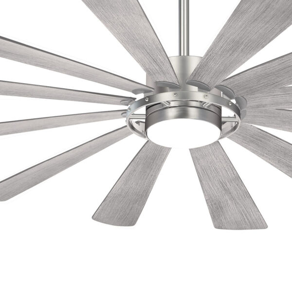 Windmolen Brushed Steel 65-Inch LED Smart Ceiling Fan, image 3
