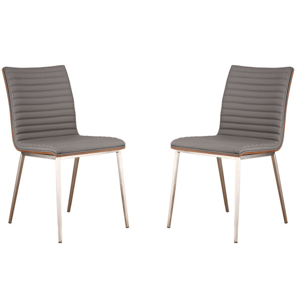 Café Gray Dining Chair, Set of Two, image 1