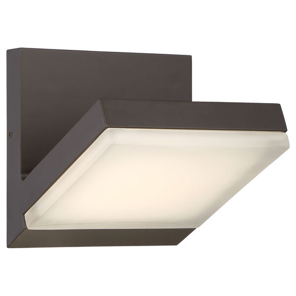 Angle Oil Rubbed Bronze LED Outdoor Wall Sconce, image 1