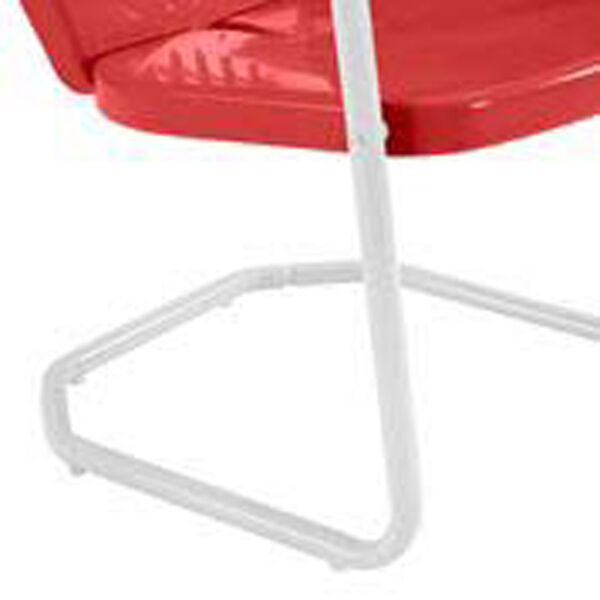 Griffith Metal Chair in Red Finish, image 7
