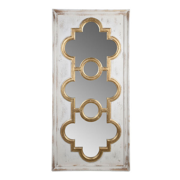 Henley Antique White And Gold Decorative Mirror, image 2