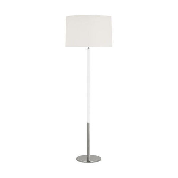 Monroe Polished Nickel LED Floor Lamp, image 1