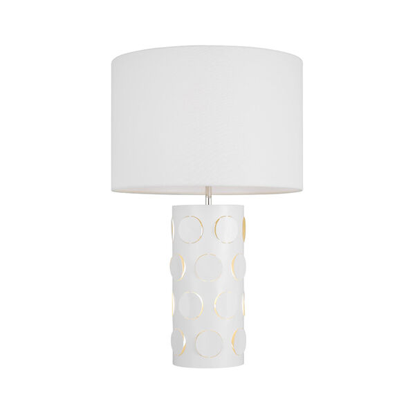 Dottie Polished Nickel Two-Light LED Table Lamp, image 2