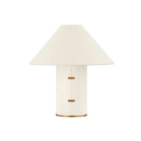 Bond Patina Brass 15-Inch One-Light Table Lamp, image 1