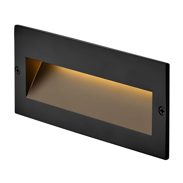 Taper Satin Black 12V Wide Horizontal LED Step Light, image 5