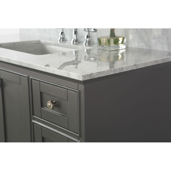 Audrey Sapphire Gray 48-Inch Vanity Console with Mirror, image 6