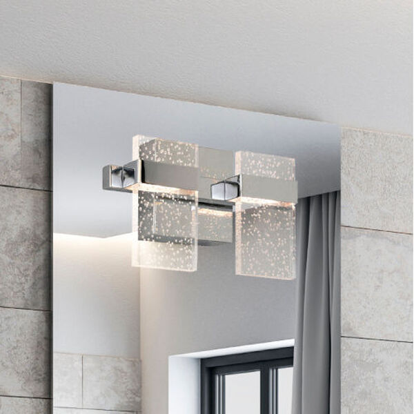 Madrona Silver Two-Light LED Bath Vanity, image 3