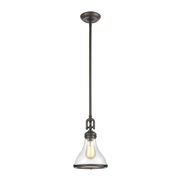 Rutherford Oil Rubbed Bronze One-Light Mini Pendant, image 1