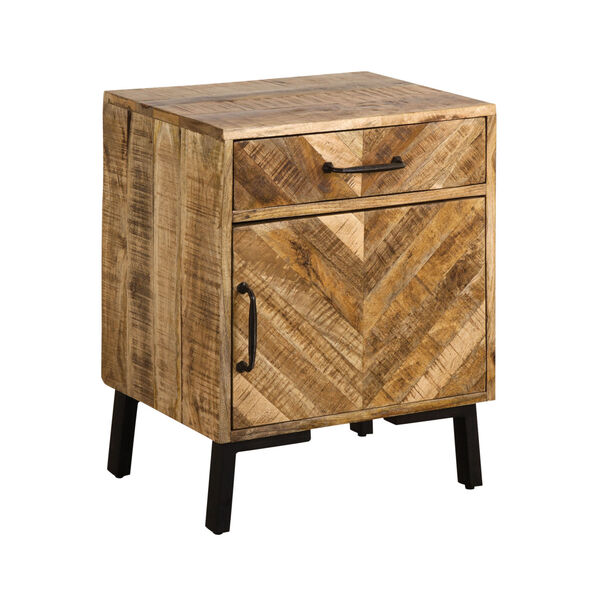 Livina Natural Mango Wood 20-Inch Accent Table, image 1