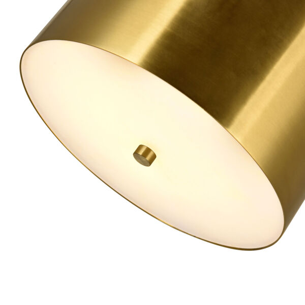 Saleen Brass Black Nine-Inch LED Mini Pendant, image 5