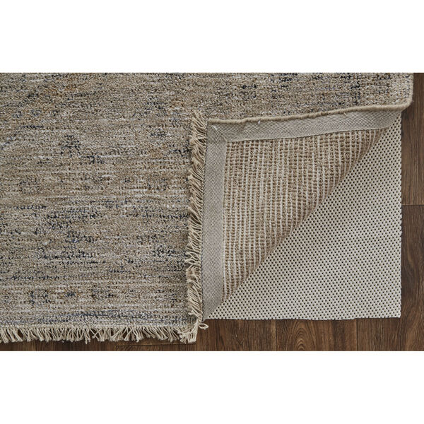 Caldwell Vintage Space Dyed Wool Tan Gray Rectangular: 3 Ft. 6 In. x 5 Ft. 6 In. Area Rug, image 4