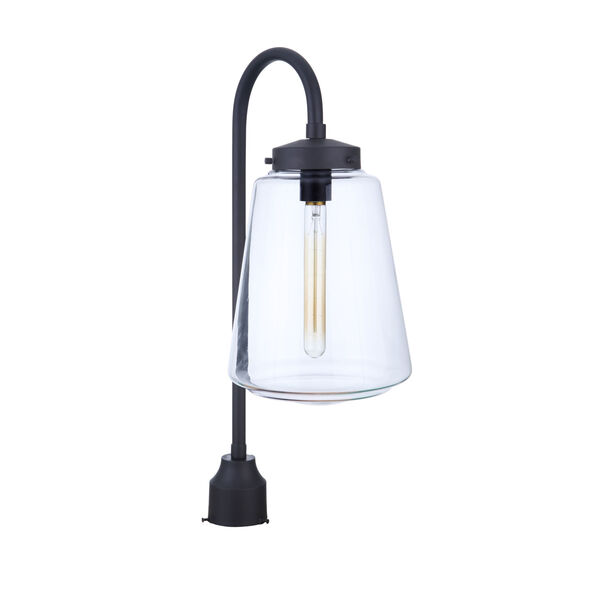 Laclede Midnight One-Light Post Mount, image 1