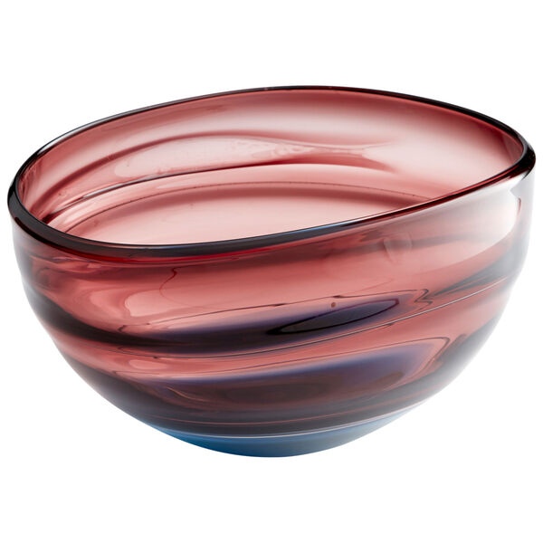 Plum and Blue 14-Inch Bowl, image 1