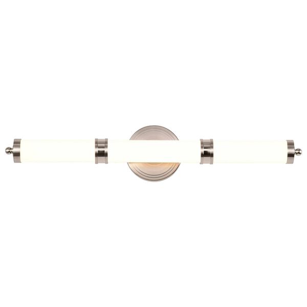 Kagen Brushed Nickel 26-Inch Integrated LED Bath Strip, image 6