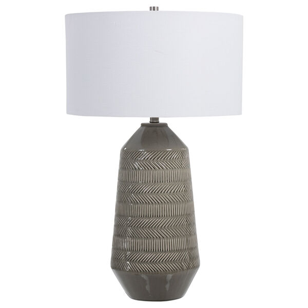 Rewind Gray One-Light Table Lamp, image 4