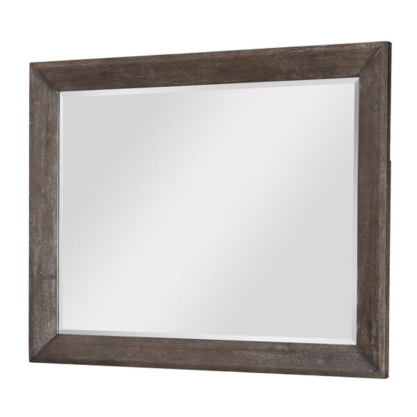 Facets Mink with Silver Undertones Bedroom Mirror, image 1