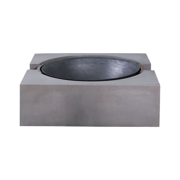 Volcano Polished Concrete Outdoor Fire Pit, image 3