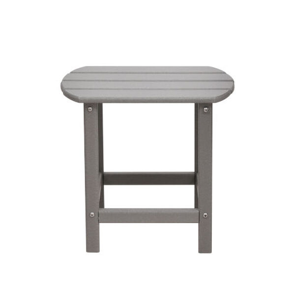 BellaGreen Gray Recycled Adirondack Table - (Open Box), image 1