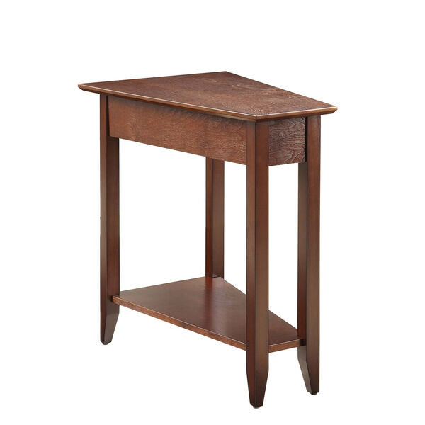 American Heritage Espresso Wedge Side and End Table, image 3