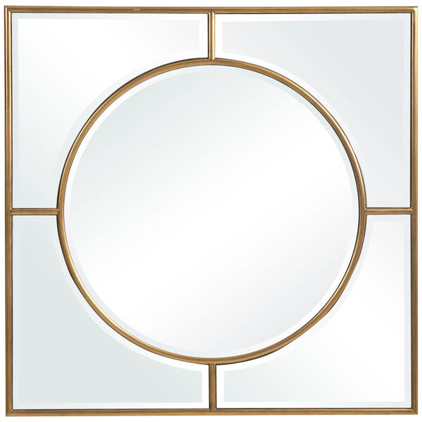 Stanford Gold 48-Inch Square Mirror, image 2
