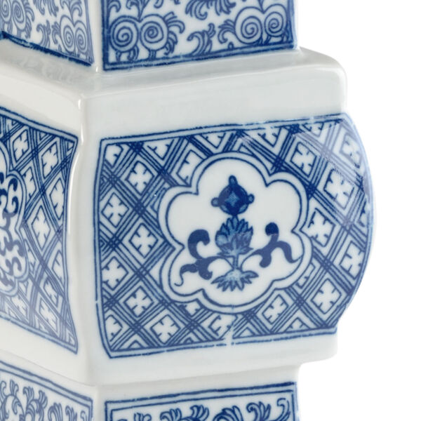 Blue and White Vase, image 2