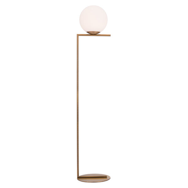 Belair Brass One-Light Floor Lamp, image 3