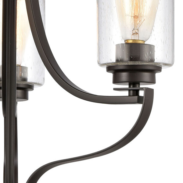 Market Square Brown Oil Rubbed Bronze Three-Light Chandelier, image 3