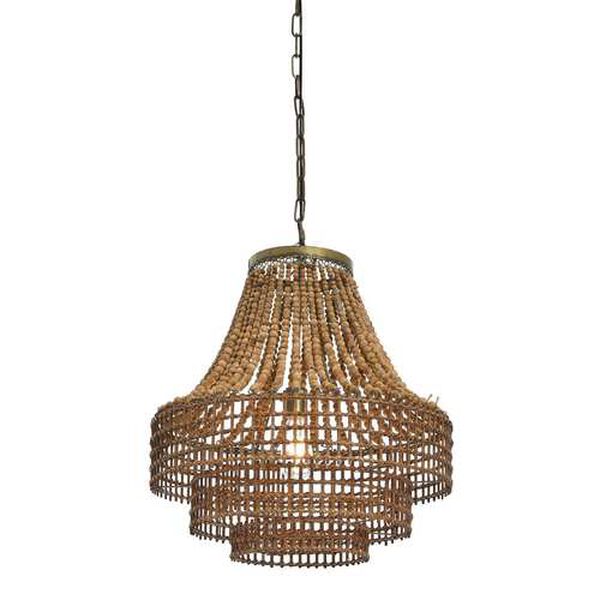 Brown One-Light Chandelier, image 5