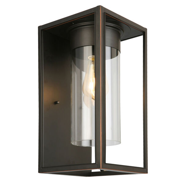 Walker Hill Oil Rubbed Bronze Seven-Inch One-Light Outdoor Wall Sconce, image 1