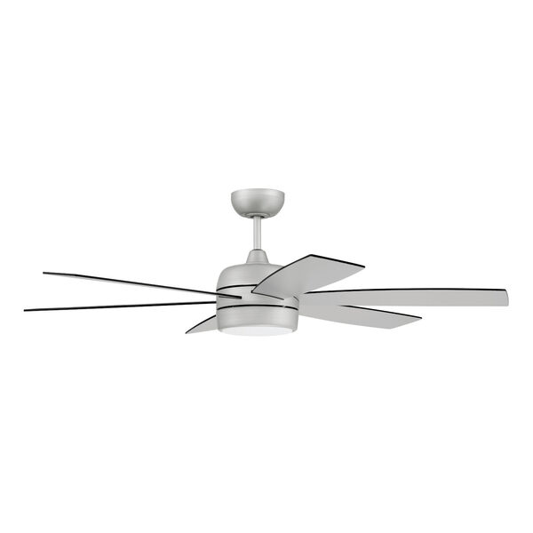 Trevor Painted Nickel 52-Inch LED Ceiling Fan, image 1