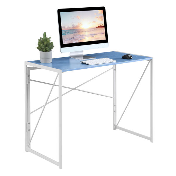 Xtra Blue White Office Desk, image 2