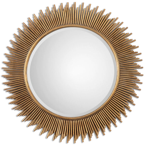 Marlo Gold Round Mirror, image 2