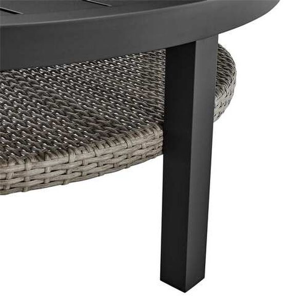 Aileen Black Outdoor Coffee Table, image 4