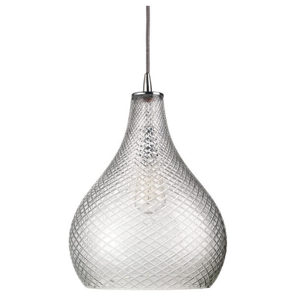 Clear 13-Inch One-Light Pendant, image 1