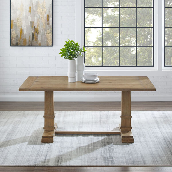 Joanna Rustic Brown Dining Table, image 1