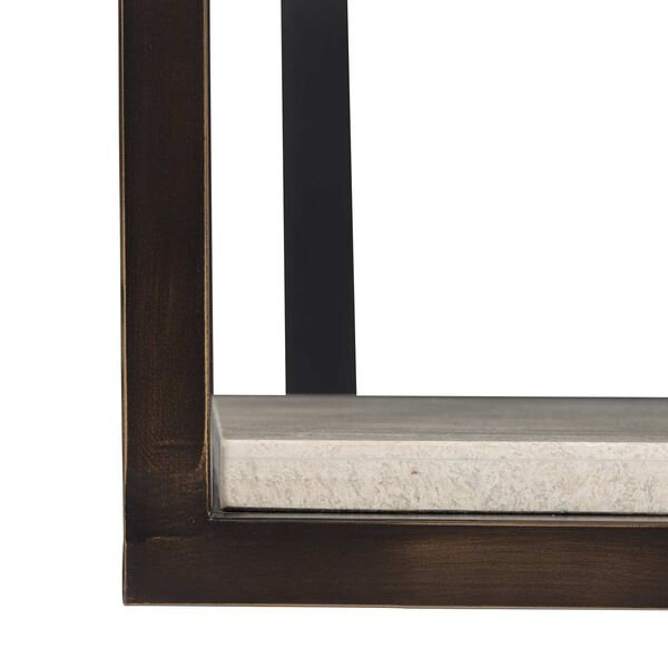 Kinsley White and Bronze End Table, image 6