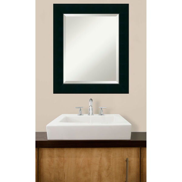 Satin Black 21 x 25-Inch Medium Vanity Mirror, image 5