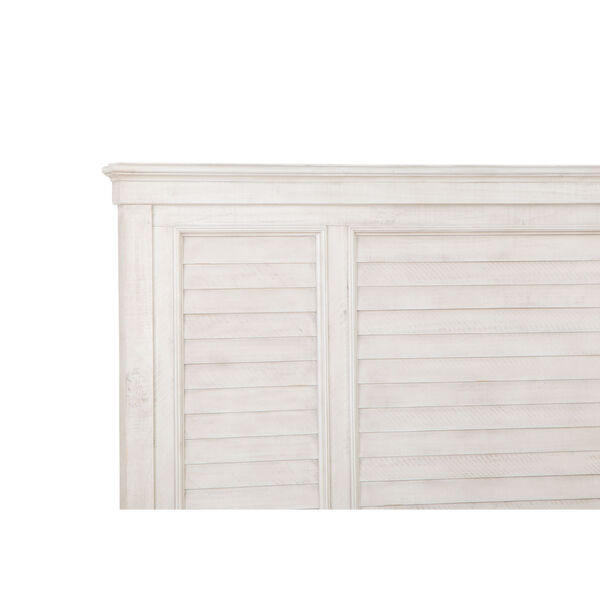 Newport White Complete King Shutter Bed, image 3