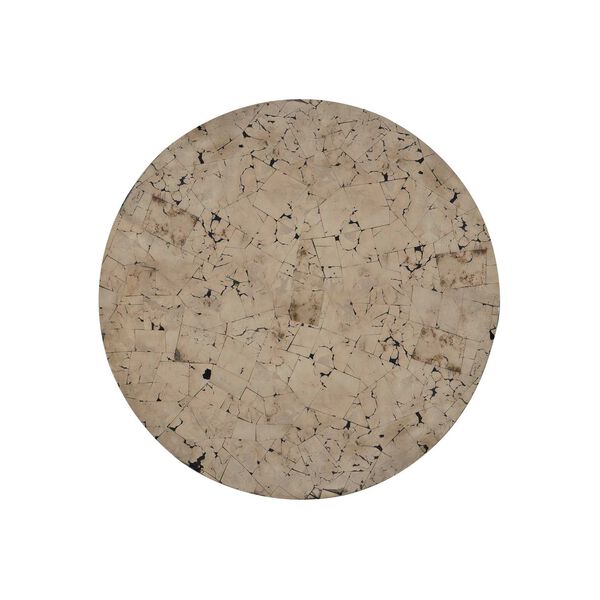 Pyrite Pale Brass Drum Table, image 2